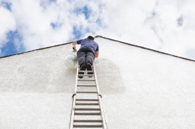 Peinture extérieure à la Petite-Fosse — façades et ravalement